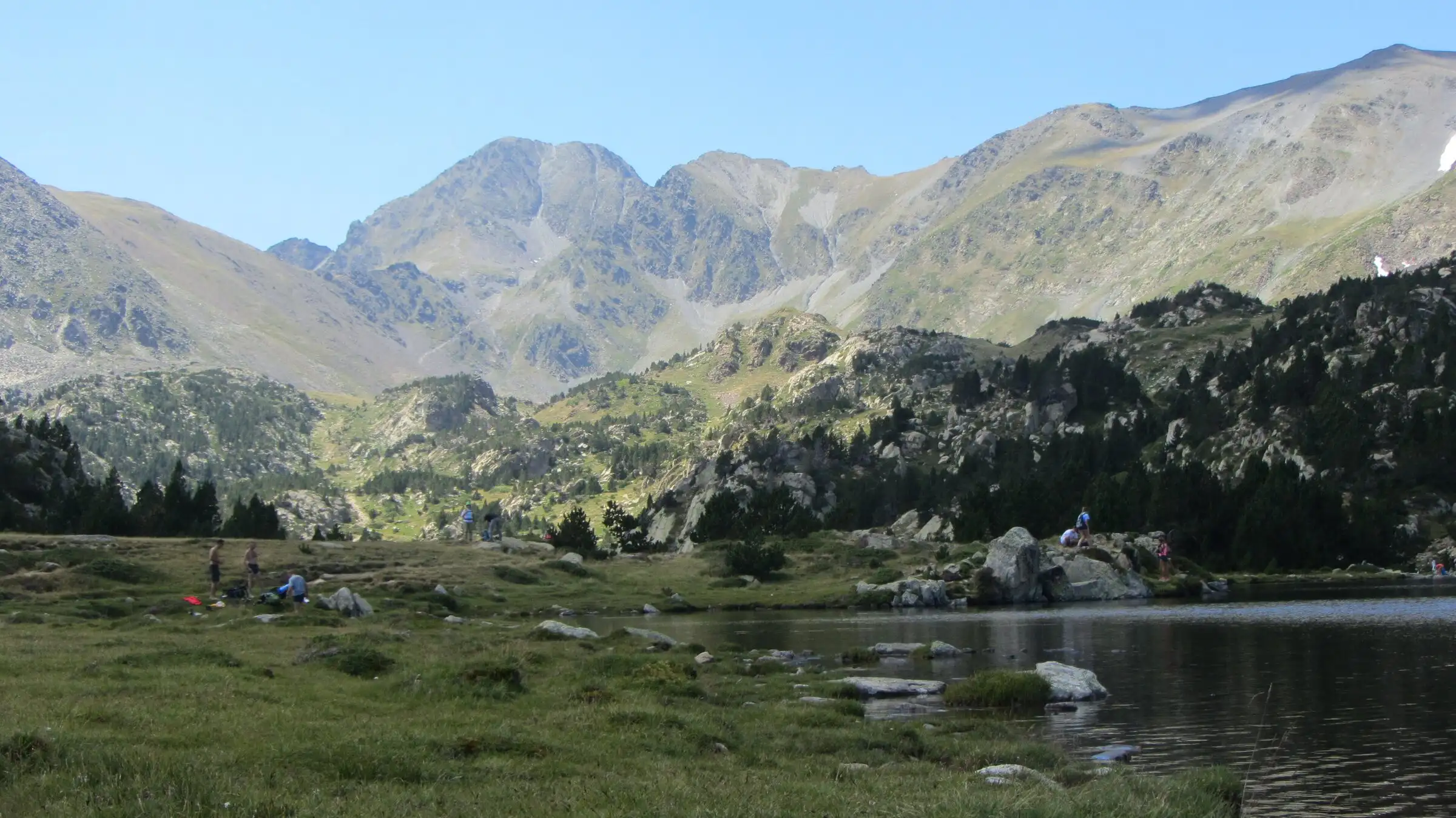 The Carlit massif above the lakes, on the walk from Les Bouillouses