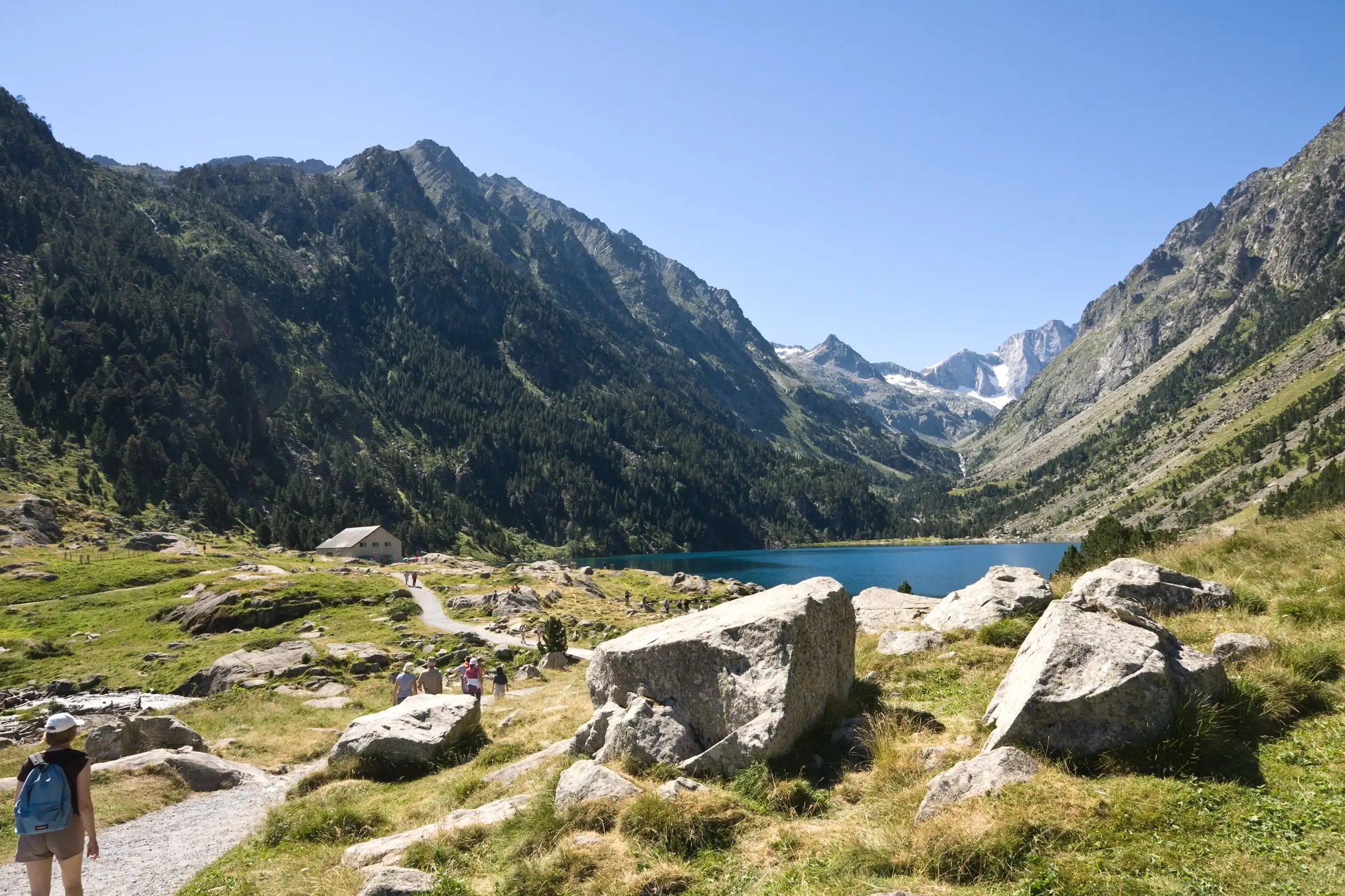 Lac de Gaube, with the Vignemale massif at the head of the valley
